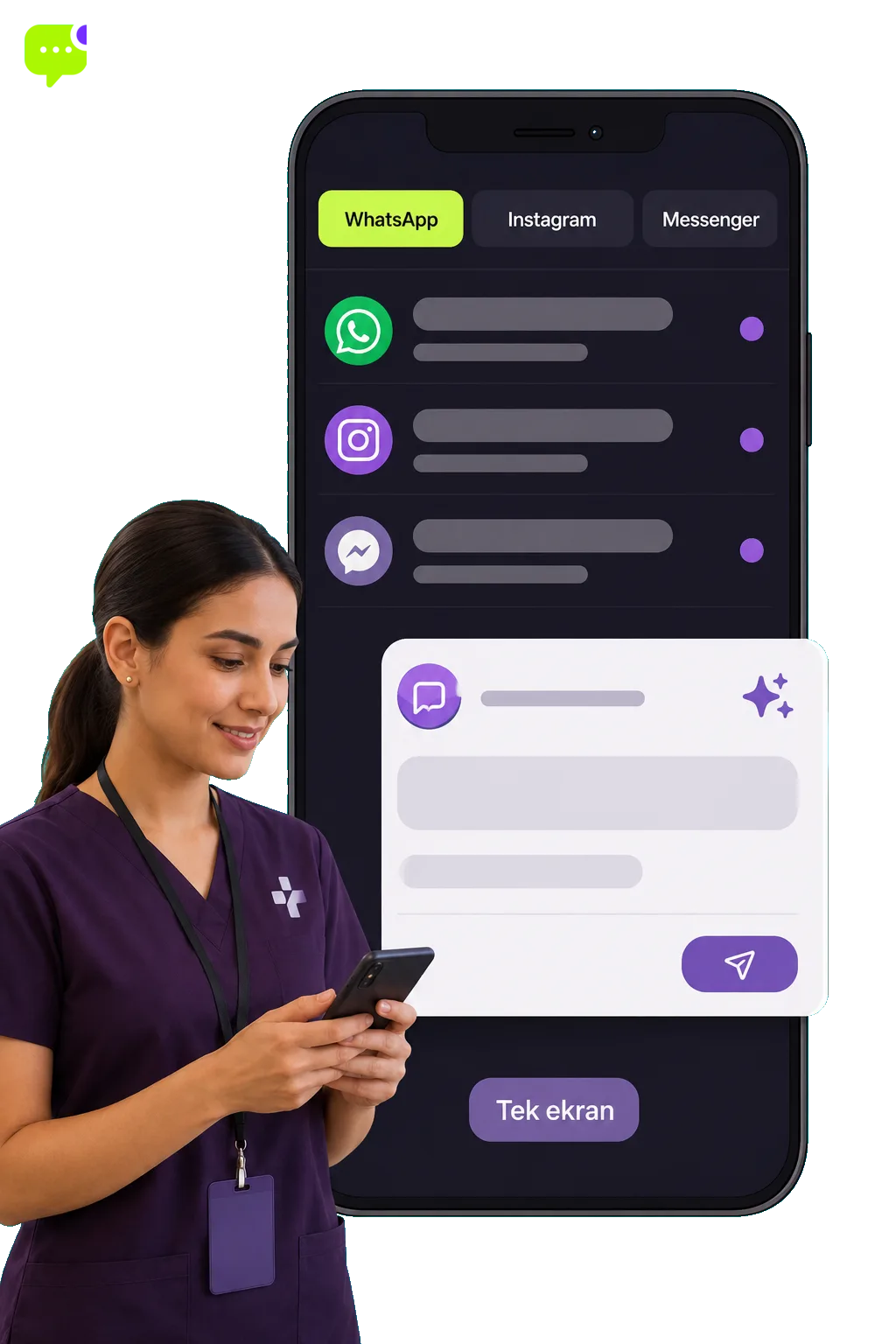 Çok kanallı iletişimin mobilde yönetimi